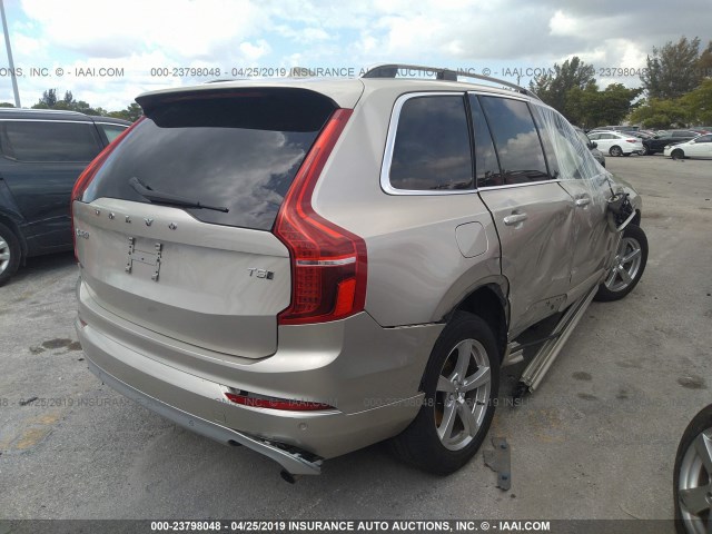 YV4102XK4G1059285 - 2016 VOLVO XC90 T5 Champagne photo 4