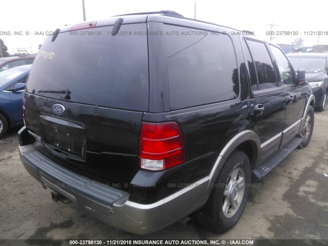 1FMFU18LX3LB43314 - 2003 FORD EXPEDITION EDDIE BAUER BLACK photo 4