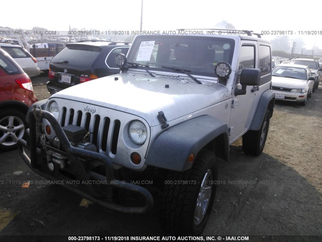 1J4AA2D16AL133212 - 2010 JEEP WRANGLER SPORT SILVER photo 2