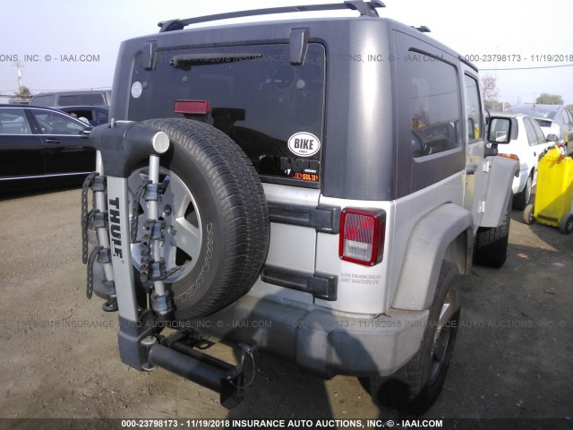 1J4AA2D16AL133212 - 2010 JEEP WRANGLER SPORT SILVER photo 4