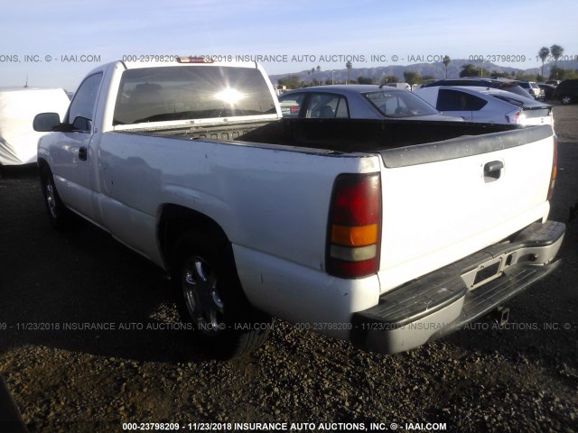 1GCEC14V4YE134730 - 2000 CHEVROLET SILVERADO C1500 WHITE photo 3