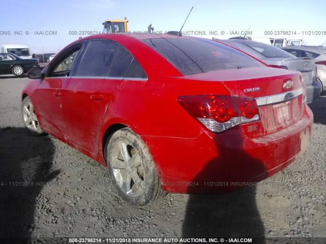 1G1PF5SB3G7192548 - 2016 CHEVROLET CRUZE LIMITED LT RED photo 3