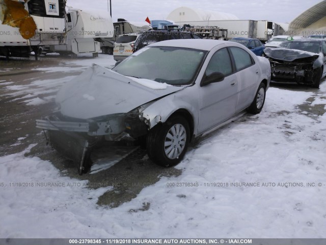 1B3EL46X56N193316 - 2006 DODGE STRATUS SXT SILVER photo 2