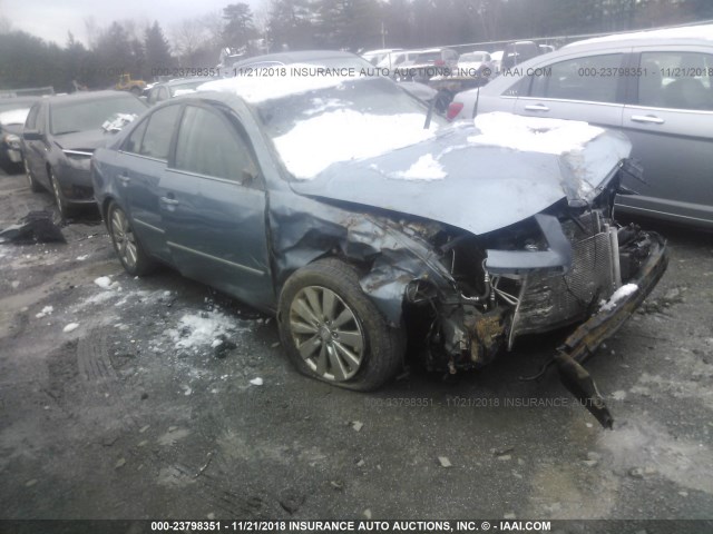 5NPEU46F69H477030 - 2009 HYUNDAI SONATA SE/LIMITED BLUE photo 1