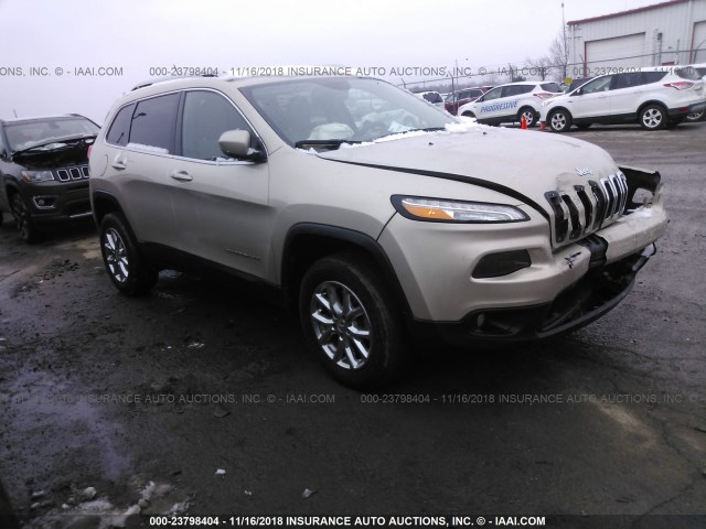 1C4PJMCS5FW690852 - 2015 JEEP CHEROKEE LATITUDE GOLD photo 1