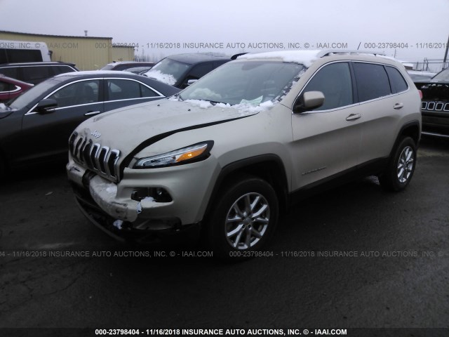 1C4PJMCS5FW690852 - 2015 JEEP CHEROKEE LATITUDE GOLD photo 2