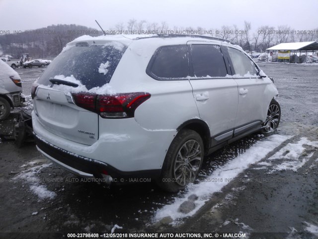 JA4AD3A37GZ010818 - 2016 MITSUBISHI OUTLANDER SE/SEL WHITE photo 4