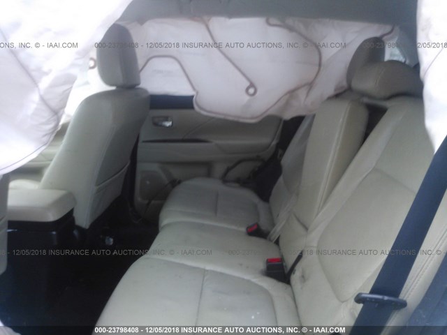 JA4AD3A37GZ010818 - 2016 MITSUBISHI OUTLANDER SE/SEL WHITE photo 8