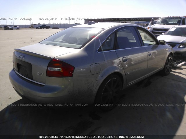 WAUCD64B64N071421 - 2004 AUDI A6 S-LINE QUATTRO TAN photo 4