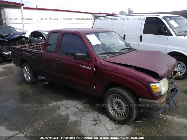 4TAVL52N7VZ278315 - 1997 TOYOTA TACOMA XTRACAB RED photo 1