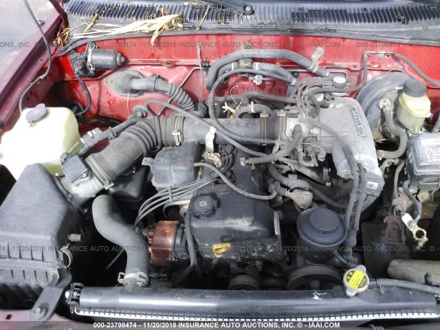 4TAVL52N7VZ278315 - 1997 TOYOTA TACOMA XTRACAB RED photo 10