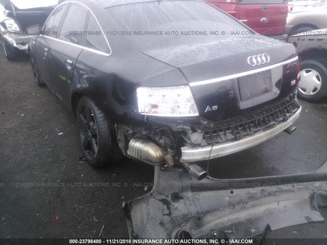 WAUEH74FX6N151765 - 2006 AUDI A6 S-LINE 3.2 QUATTRO BLACK photo 6