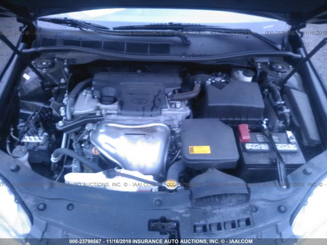 4T1BF1FK5FU491359 - 2015 TOYOTA CAMRY LE/XLE/SE/XSE BLACK photo 10