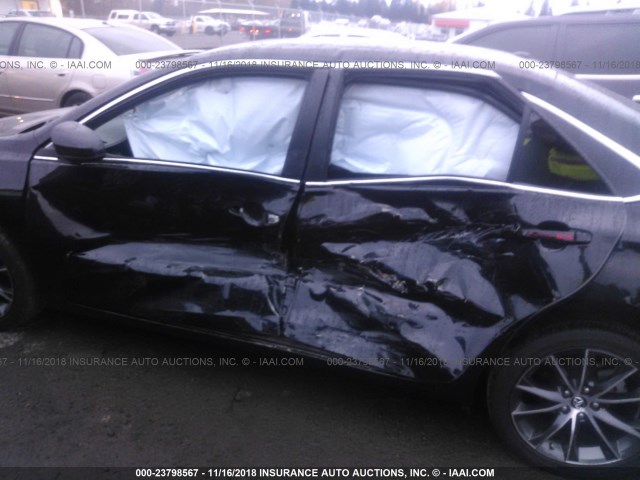 4T1BF1FK5FU491359 - 2015 TOYOTA CAMRY LE/XLE/SE/XSE BLACK photo 6