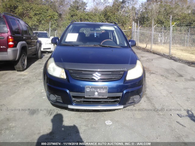 JS2YB413885102387 - 2008 SUZUKI SX4 CONVENIENCE Dark Blue photo 6