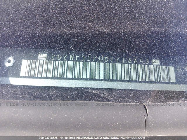 2G2WP552061218843 - 2006 PONTIAC GRAND PRIX SILVER photo 9