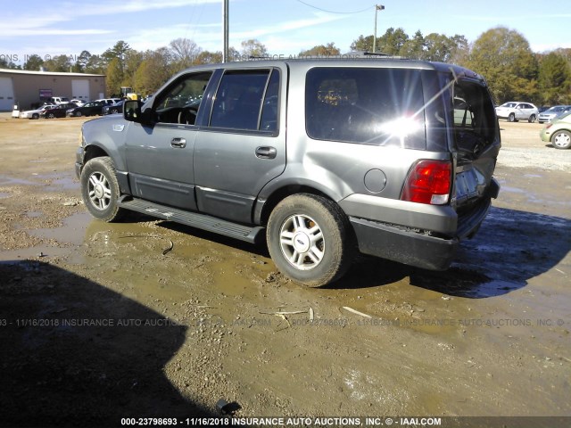 1FMPU16W03LB91325 - 2003 FORD EXPEDITION XLT GRAY photo 3
