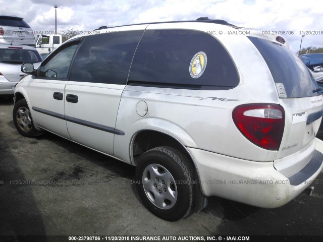 1B4GP24302B734894 - 2002 DODGE GRAND CARAVAN SE WHITE photo 3