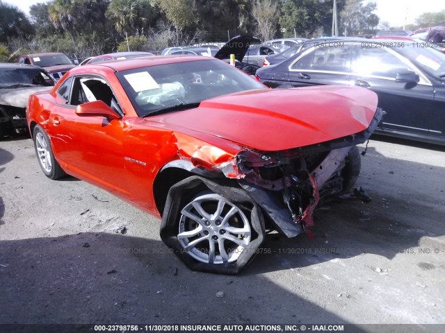 2G1FA1E35C9138216 - 2012 CHEVROLET CAMARO LS ORANGE photo 1