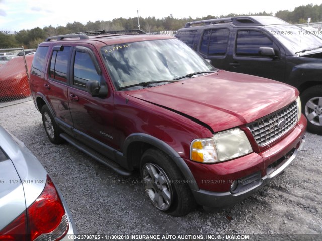 1FMZU73E52UC89766 - 2002 FORD EXPLORER XLT MAROON photo 1