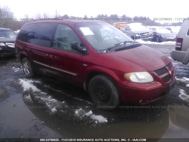 2D4GP44L04R602093 - 2004 DODGE GRAND CARAVAN SXT RED photo 1