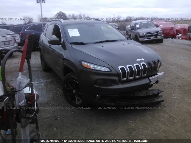 1C4PJMCB0FW748379 - 2015 JEEP CHEROKEE LATITUDE GREEN photo 1