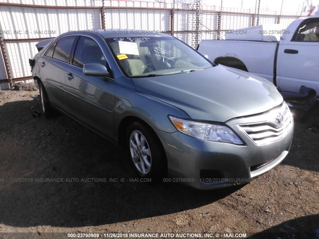 4T1BF3EK0BU669976 - 2011 TOYOTA CAMRY SE/LE/XLE GREEN photo 1