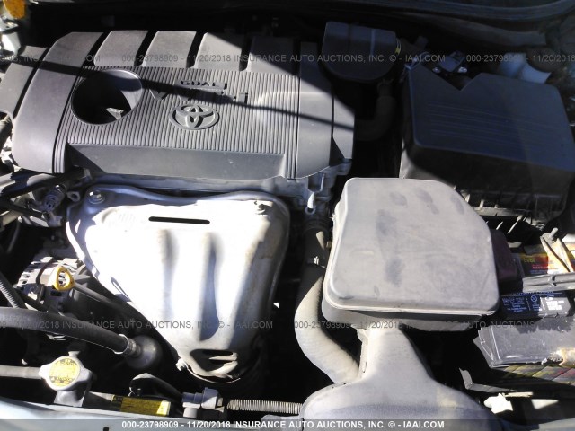 4T1BF3EK0BU669976 - 2011 TOYOTA CAMRY SE/LE/XLE GREEN photo 10