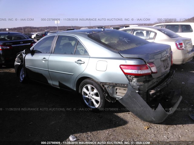 4T1BF3EK0BU669976 - 2011 TOYOTA CAMRY SE/LE/XLE GREEN photo 3