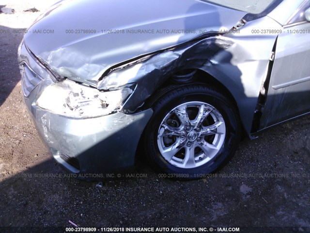 4T1BF3EK0BU669976 - 2011 TOYOTA CAMRY SE/LE/XLE GREEN photo 6