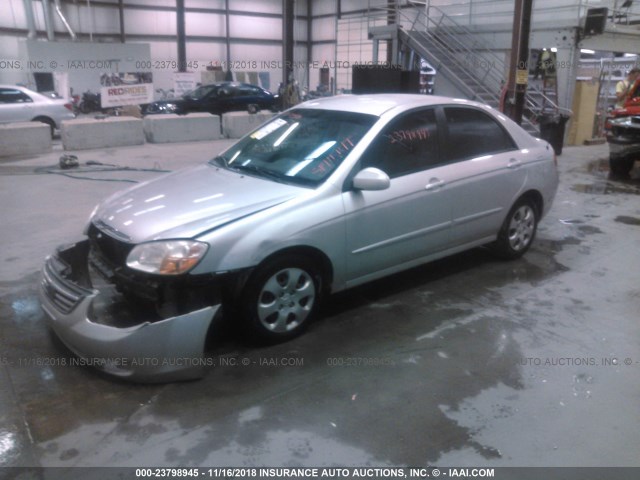 KNAFE122685553862 - 2008 KIA SPECTRA EX/LX/SX SILVER photo 2