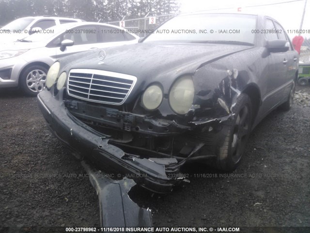 WDBJF65J32B497784 - 2002 MERCEDES-BENZ E 320 BLACK photo 6