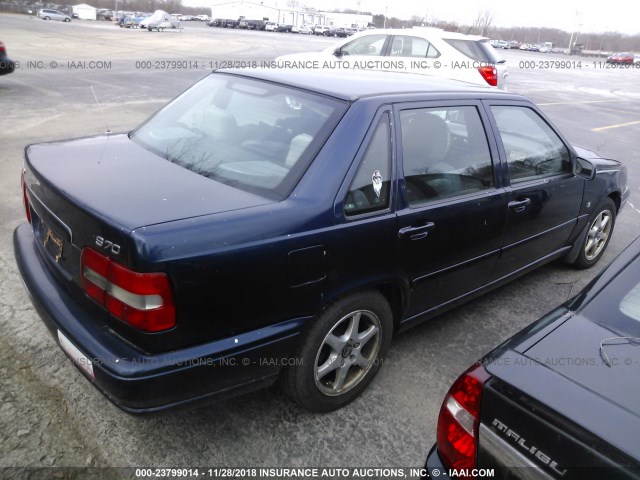 YV1LS55A5X1579944 - 1999 VOLVO S70 BLUE photo 4