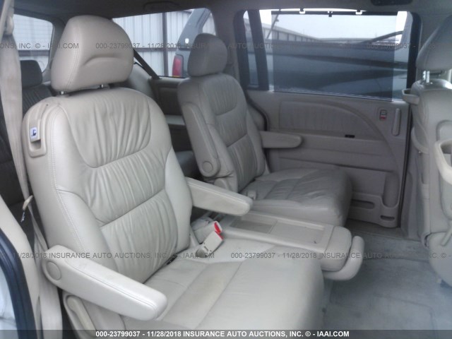 5FNRL38777B141077 - 2007 HONDA ODYSSEY EXL WHITE photo 8