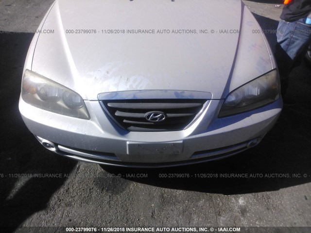 KMHDN46DX5U094341 - 2005 HYUNDAI ELANTRA GLS/GT GRAY photo 6