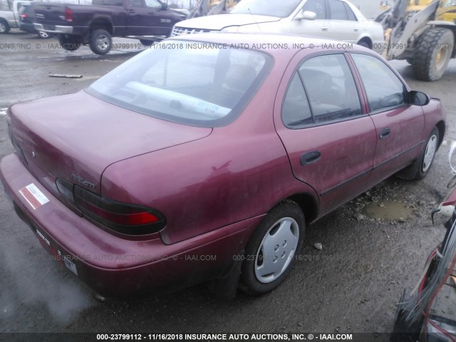 1Y1SK5266VZ462398 - 1997 GEO PRIZM LSI PURPLE photo 4