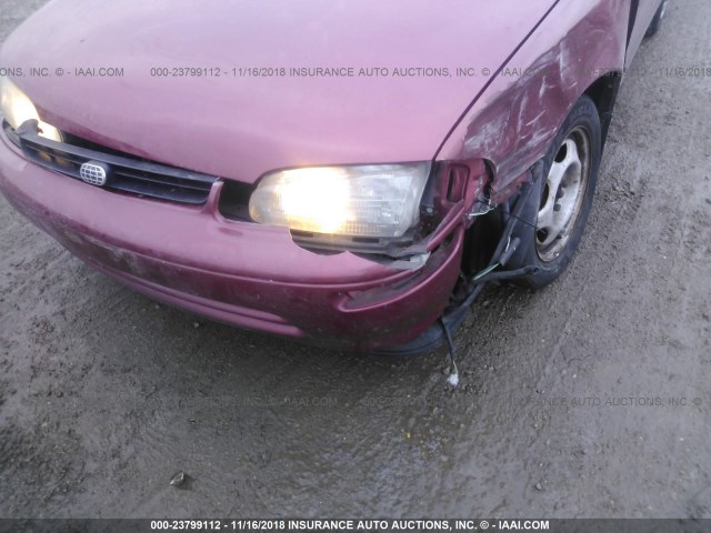 1Y1SK5266VZ462398 - 1997 GEO PRIZM LSI PURPLE photo 6