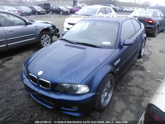 WBSBL934X4JR24862 - 2004 BMW M3 BLUE photo 2
