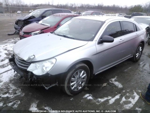 1C3CC4FBXAN203376 - 2010 CHRYSLER SEBRING TOURING SILVER photo 2