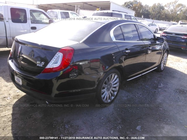 1LNHL9EK1DG600379 - 2013 LINCOLN MKS GRAY photo 4