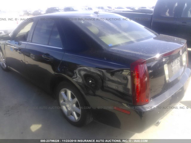 1G6DW677350162365 - 2005 CADILLAC STS BLACK photo 3