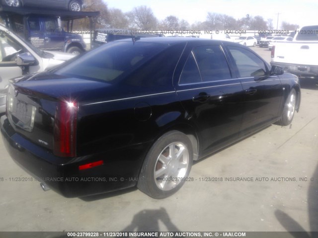 1G6DW677350162365 - 2005 CADILLAC STS BLACK photo 4