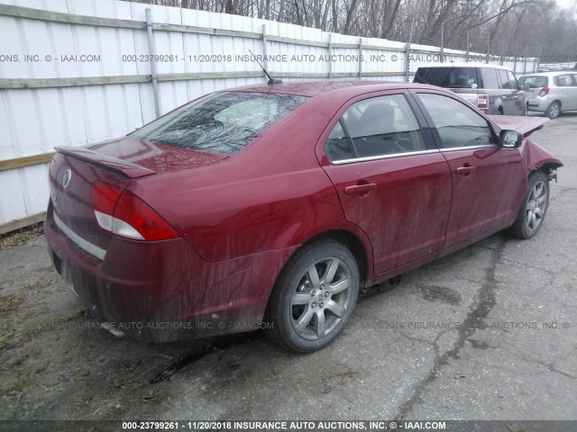 3MEHM0JA2AR632268 - 2010 MERCURY MILAN PREMIER RED photo 4