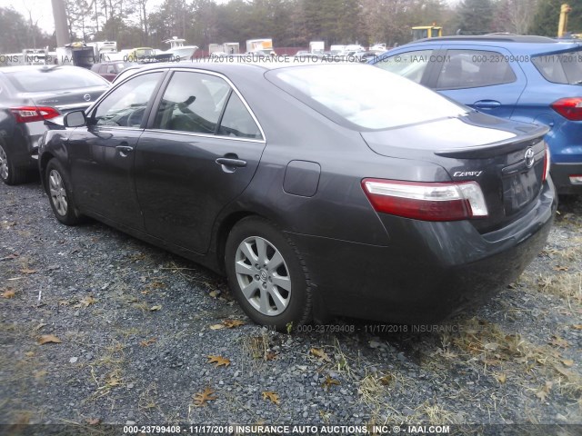 4T1BB46K09U077570 - 2009 TOYOTA CAMRY HYBRID GRAY photo 3