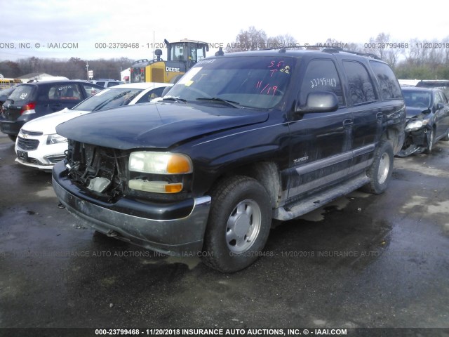 1GKEK13Z83R124604 - 2003 GMC YUKON GRAY photo 2