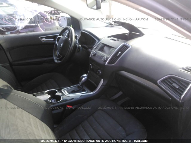 2FMTK4J94FBB52894 - 2015 FORD EDGE SEL GRAY photo 5