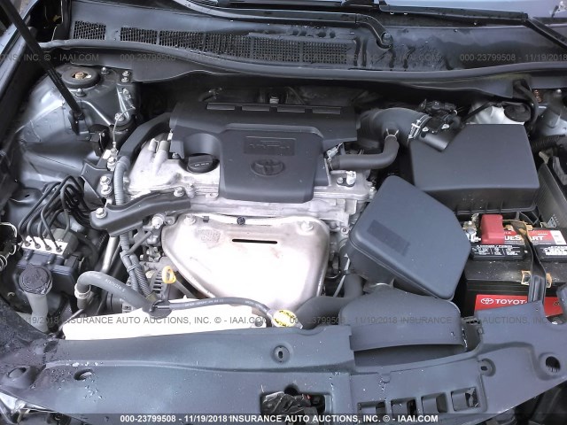 4T1BF1FK5CU008206 - 2012 TOYOTA CAMRY SE/LE/XLE 灰色 照片 10