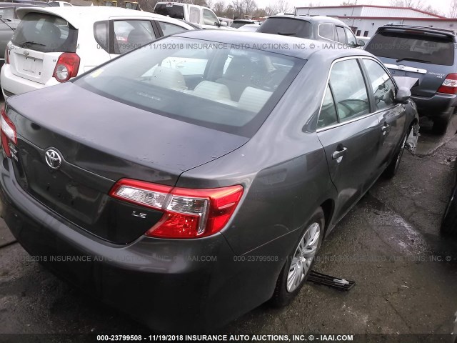 4T1BF1FK5CU008206 - 2012 TOYOTA CAMRY SE/LE/XLE 灰色 照片 4