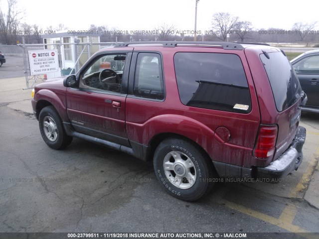 1FMYU70EX1UB47993 - 2001 FORD EXPLORER SPORT RED photo 3