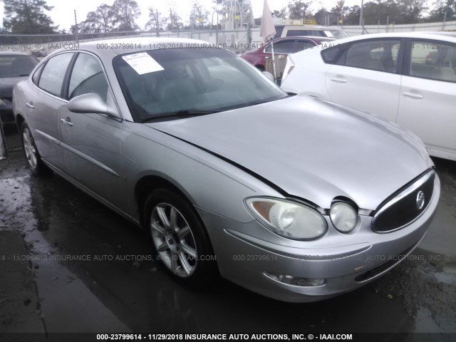 2G4WE587561195192 - 2006 BUICK LACROSSE CXS SILVER photo 1